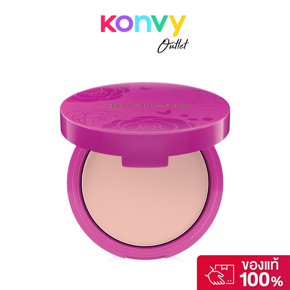 Srichand Super Fix 18H Oil Control Foundation Powder SPF35 PA+++ 6g ศรีจันทร์ แป้งพัฟผสมรองพื้น.