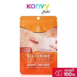 Be Better Silicone Gel Sheet 4x5cm บี เบ็ทเทอร์ แผ่นเจลซิลิโคนสำหรับแผลเป็นนูน