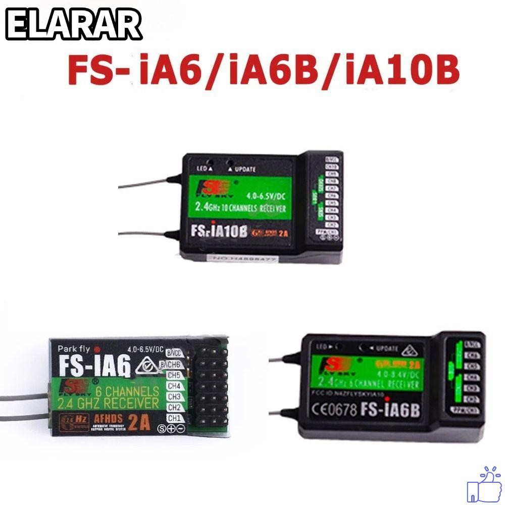 เอลรา‌R สําหรับ FlySky FS-iA6 FS-iA6B RC อะไหล่ 6 ช่องสําหรับ FPV Drone FS-i6 i6X i6S i10 Transmisor