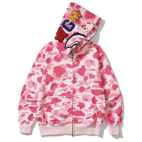 ฮูดี้กันหนาว.Print_camouflage สำหรับผู้ชายและผู้หญิง – Bap Ponr