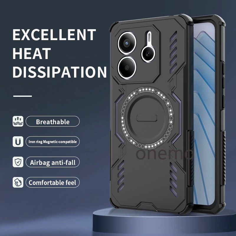 สําหรับ Xiaomi Redmi หมายเหตุ 14 5G Global Note14 24094RAD4G 24094RAD4G เคสโทรศัพท์กระจายความร้อนรถผ