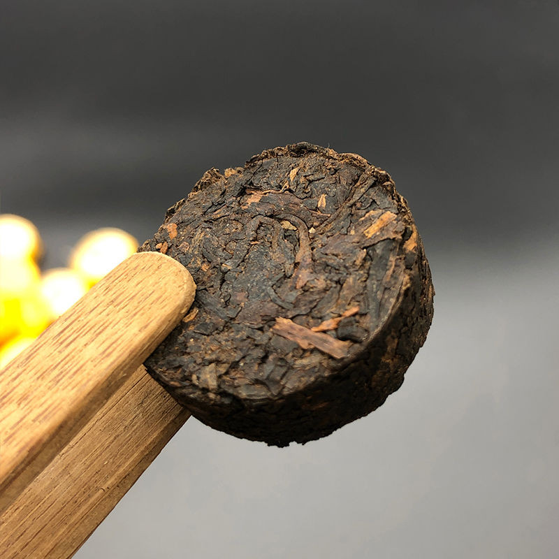 HunananhuaชาดําชาเทียนทองXiaotuoชาเม็ดอายุสีดําชาข้าวเหนียวกลิ่นหอมแท้Anhuaชาดําจํานวนมากหูหนานanhua