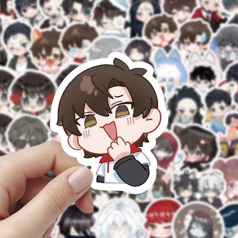 Slash God 180 แผ่นรุ่น Q สติกเกอร์ Lin Qiye Anqing ปลาป่า Qingzhu น่ารักการ์ตูนโทรศัพท์มือถือคู่มือส