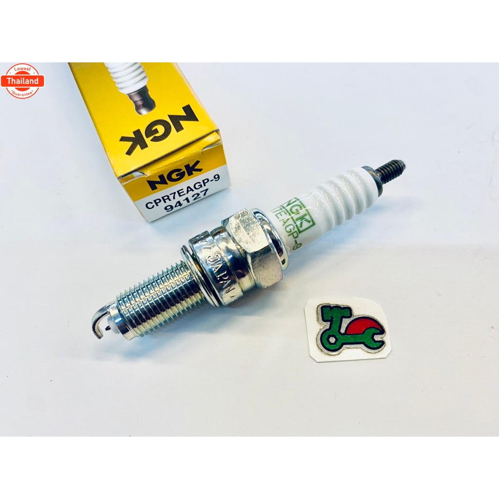 หัวเทียนเข็มNGKCPR7EAGP-9 WAVE125S,R,Iทุกรุ่น,SONIC,W110-I,ดรีมคัฟCUB,PCX,Click