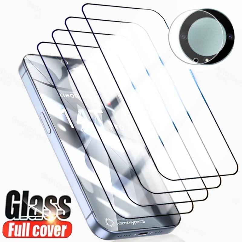 Full-screen Drop Protection Black Edgeกระจกนิรภัยและเลนส์ฟิล์มสําหรับVivo 1933 1935 1937 1938 1951 2