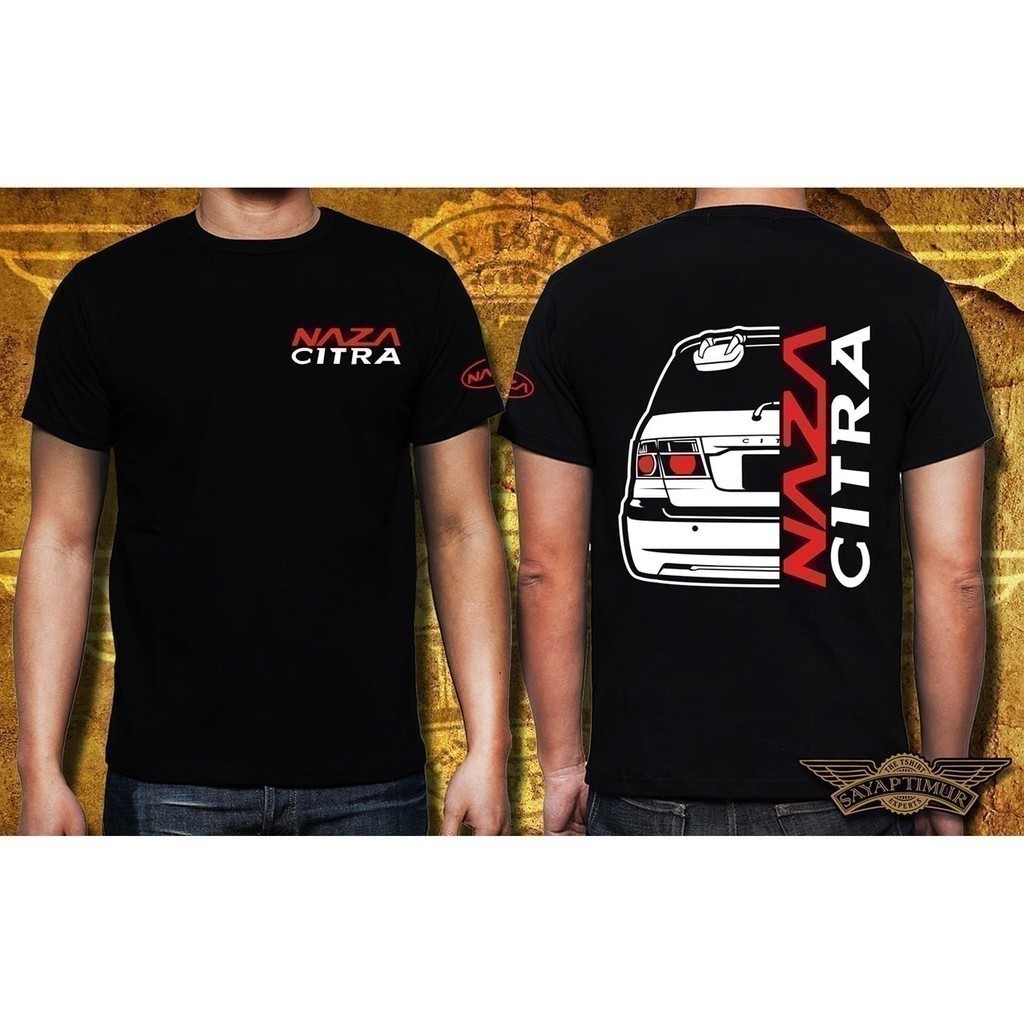 แฟชั่นปี 2025 Naza Citra Exclusive REAR D1 (เสื้อยืดสีดํา)