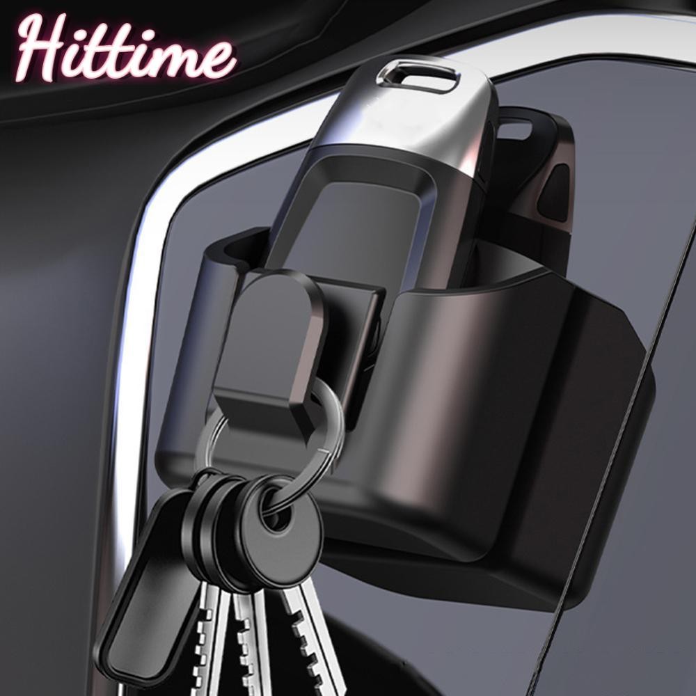 HITTIME Universal Car Dashboard Organizer กล่อง Key Fob Holder พร้อมตะขอ |กล่องเก็บคอนโซลกลางอุปกรณ์