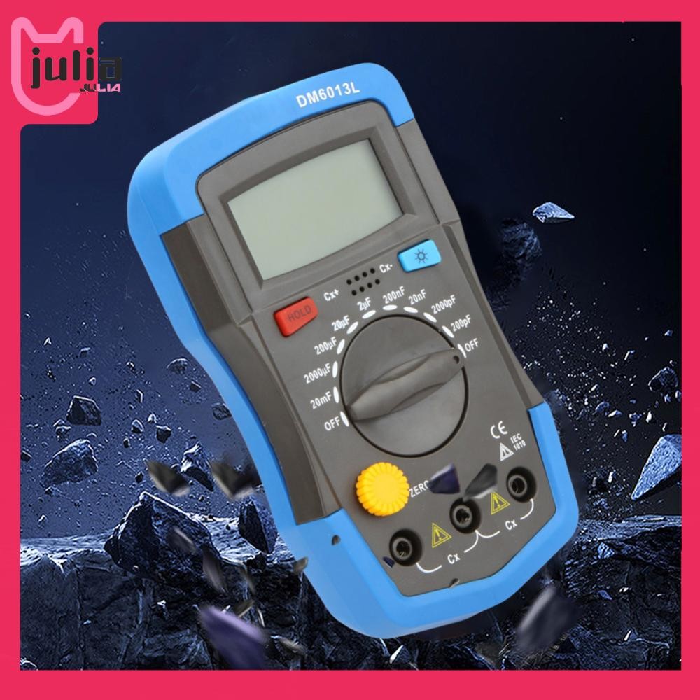 [Julia1.th] DM6013L เครื่องทดสอบตัวเก็บประจุดิจิตอล 1999 นับ 200pF ~ 20mF Capacitance Capacitor วัดข