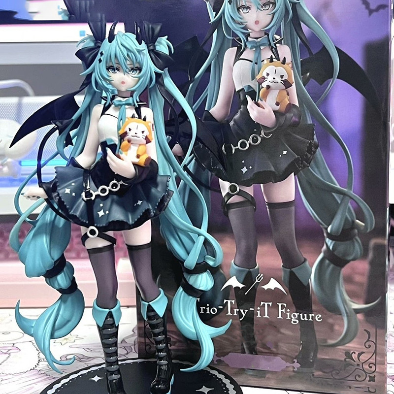 19 ซม.ใหม่อะนิเมะHatsune Mikuปีศาจน้อยRaccoon Kawaii รูปที่ 3