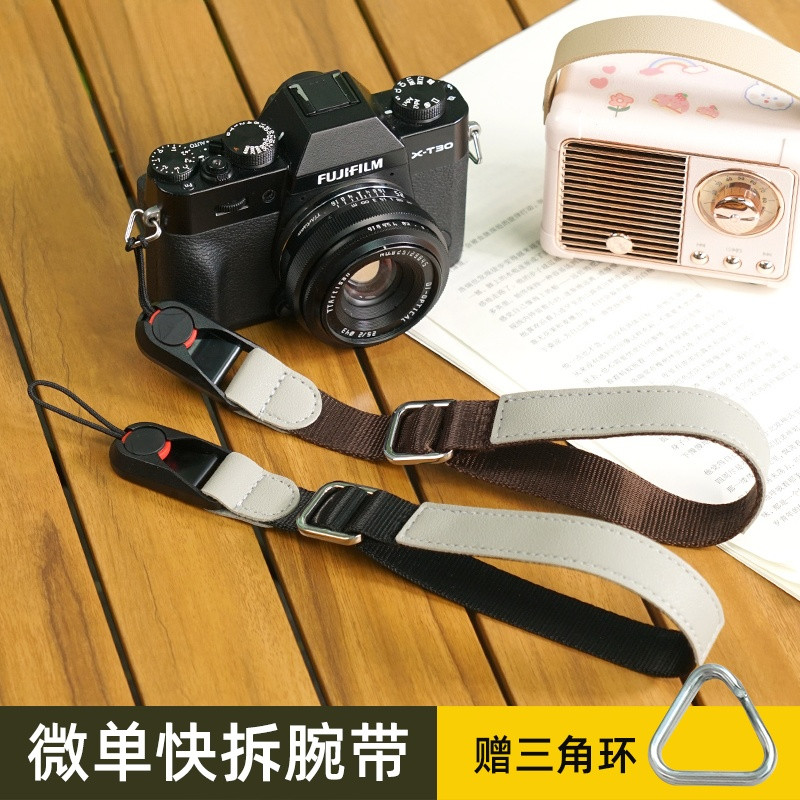 สายคล้องกล้อง → สายคล้องกล้อง → สายรัดข้อมือแบบปลดเร็ว เหมาะสําหรับ Sony ZVE10 รุ่นที่สอง A7M3 สายรั