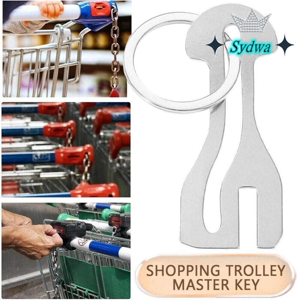 SYDWA Trolley Master Key Token, ที่วางเหรียญโลหะ รถเข็นช้อปปิ้ง Token, เหรียญทดแทนนํากลับมาใช้ใหม่ได