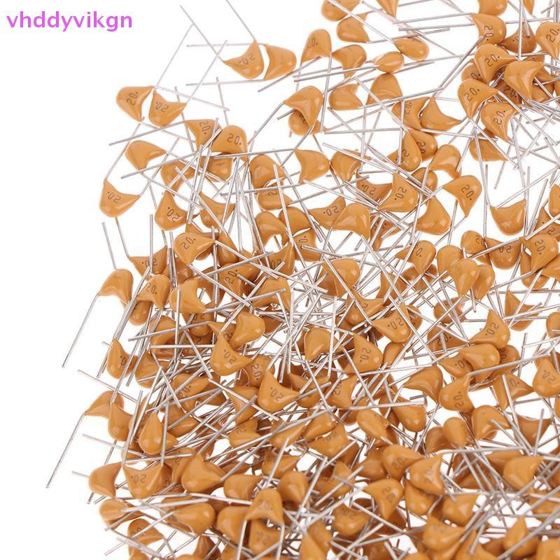 VHDD 1Bag 50VเสาหินเซรามิคCapacitor 10PF 15PF 18PF 20PF 22PF 30PF 33PF 47PF In-LineเสาหินCapacitor T