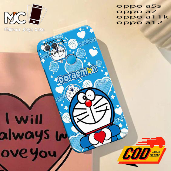 SOFTCASE PROCAMERA OPPO a5s OPPO A7 OPPO A11K AOOP A12 ล่าสุด DORAEMON MOTIF CASE OPPO A5S OPPO A7 O