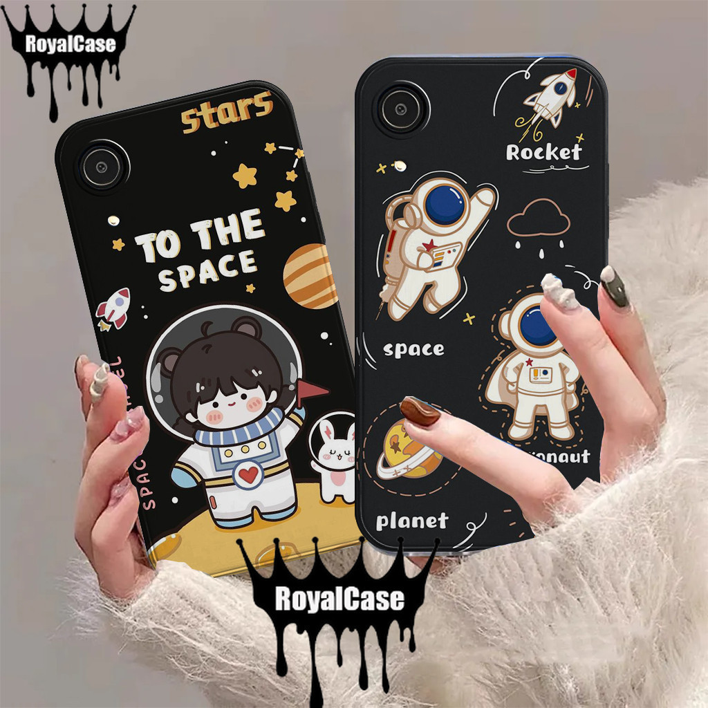 (RoyalCase) Softcase สําหรับ Samsung A03 Core Pro Camera Case Motif Astr0n0t