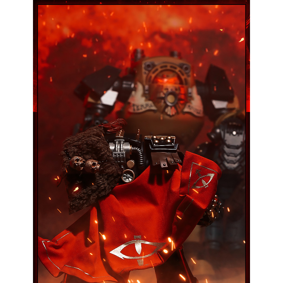 [ระดับไฮเอนด์] คลังสินค้าพร้อมแหล่งมืด 1/18 Son of Horus Izawa Kyle Arbardon เสื้อคลุมกองทัพสิบหก