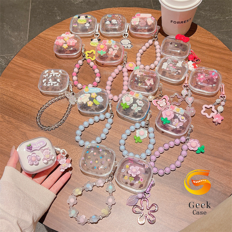 Geek For Honor Earbuds X9 เคสหูฟังบุคลิกภาพน่ารักใหม่ KT Cat Shell Star Flower Pattern