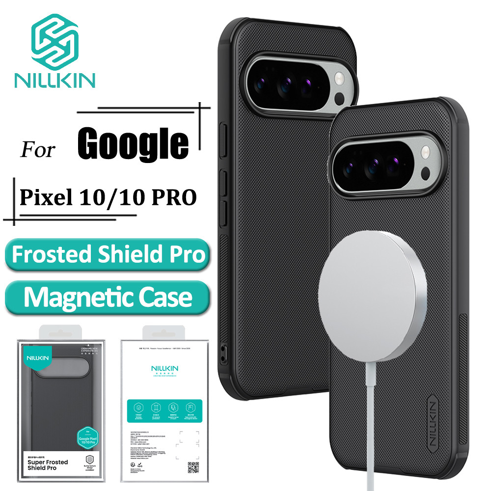 เคสแม่เหล็ก Nillkin สําหรับ Google Pixel 10 / Pixel 10 Pro เคส Super Frosted Shield Pro ฝาหลังกันกระ