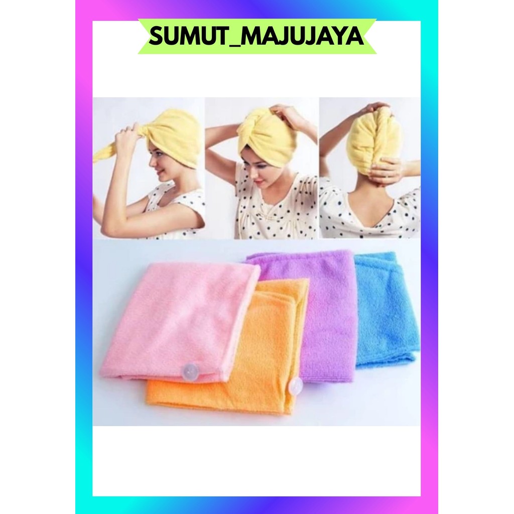 SMJ CORAL VELVET SHAMPOO TURBAN TO DRYING HAIR PATENT