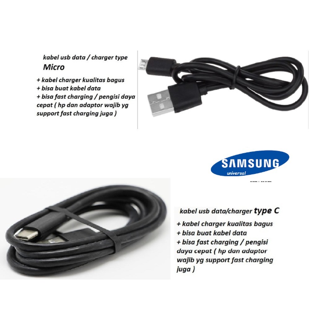 (สีดํา) สายชาร์จ Usb C & micro samsung C7 2017 (SM-C710F / SM-C7100 / SM-C7108) - Samsung C7 2016 (S