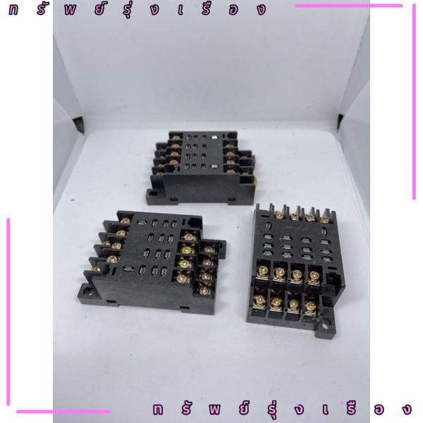 ร้านใน กทม ช็อกเก็ตรีเลย์ socket Relay LY-4N  รุ่น PTF14A 14 ขา 10Aพร้อมส่ง งานแท้ ทักออกบิล