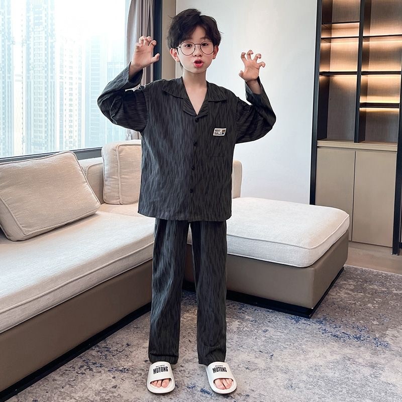 ชุดนอนเด็กไม่จำกัดเพศ พร้อมคาร์ดิแกนแขนยาว สไตล์สองชิ้น เหมาะสำหรับทารกและเด็กโต - รูปที่ 5