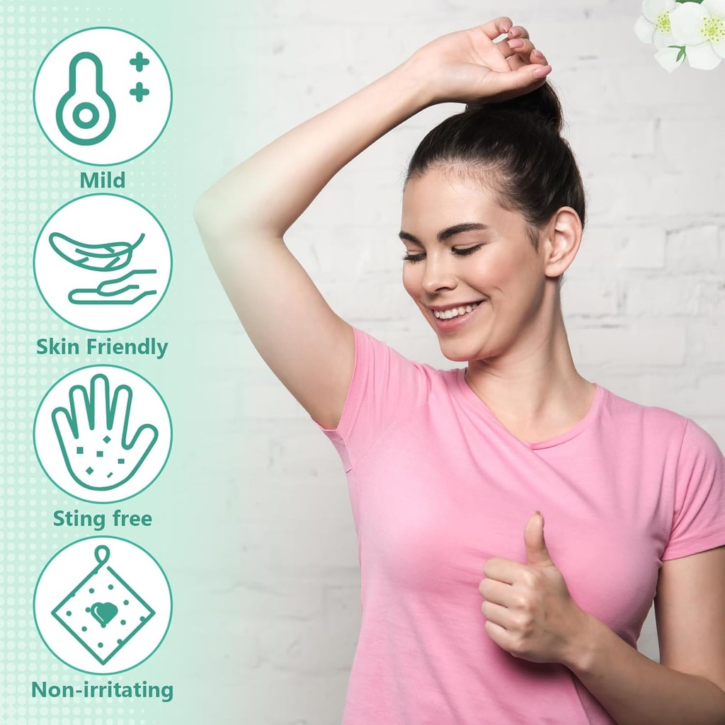 Timgle 100 ชิ้น Travel Deodorant ผ้าเช็ดทําความสะอาดแต่ละห่อรักแร้ Antiperspirant Deodorant Sweat Bo