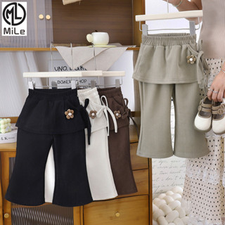 กางเกงบานสไตล์ใหม่สำหรับฤดูใบไม้ร่วง สไตล์เกาหลีSlim-Fit ขนา…