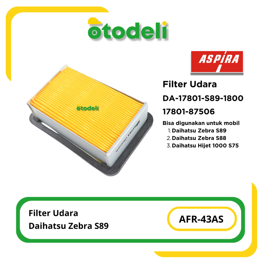 ไส้กรองอากาศ Daihatsu S89 Aspira