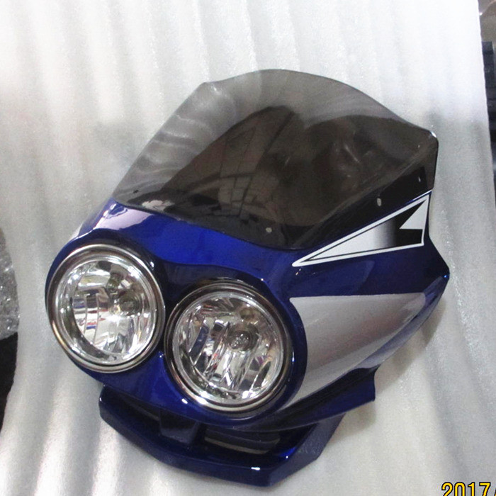 อุปกรณ์มอเตอร์ไซค์ Dayang Wind Shadow DY125-36A Deflector Big Luck 125-8 Head Cover ไฟหน้า