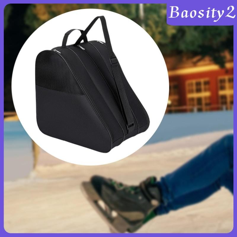 [Baosity2] Roller Skate Bag, Ice Skate Bag, Ice Skate Carrying Bag with Shoulder Strap for Inline Sk