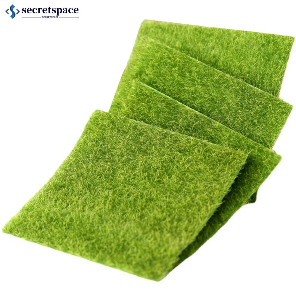 SECRETSPACE Aritificial Square สนามหญ้าสําหรับถังปลา Aquarium Microlandschaft ตกแต่งหญ้า Moss Mat 15
