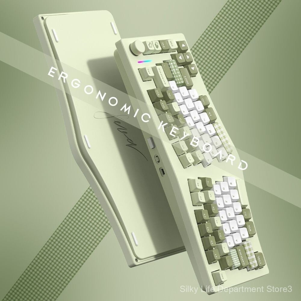 VTER&FEKER Alice75Alien บล็อกอลูมิเนียม RGB Light GASKET โครงสร้าง Alice คีย์บอร์ด FQXO