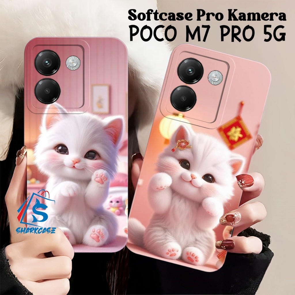 [SHARKCASE] Softcase สําหรับ Xiaomi Poco M7 Pro 5G / Poco M6 / Poco X6 / Poco X7 / Poco X6 Pro / Poc