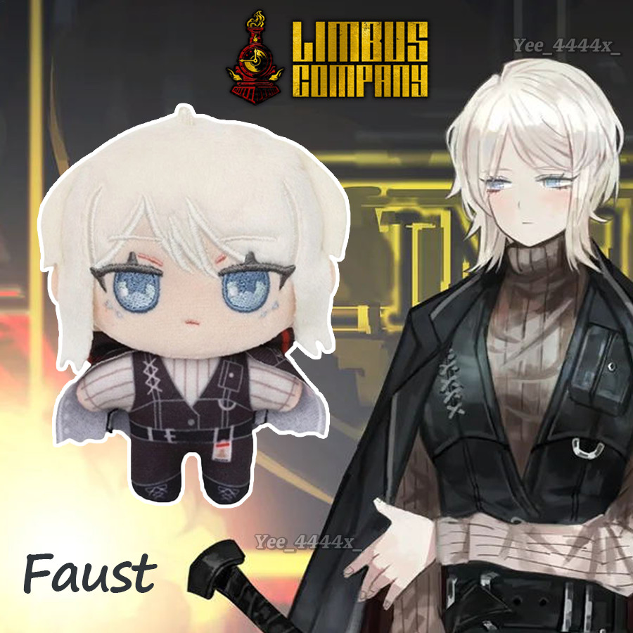 Limbus บริษัท Faust ของเล่นตุ๊กตาการ์ตูน Faust ตุ๊กตาตุ๊กตาวันเกิดคริสต์มาสที่ยอดเยี่ยมสําหรับแฟนๆ s