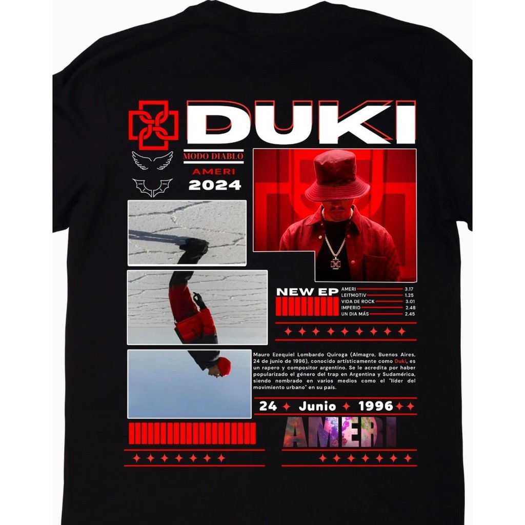 DUKI T-Shirt for Men Graphic T Shirts Tops Man Clothes Cotton Men's T-shirts New Shirts and T-shirts