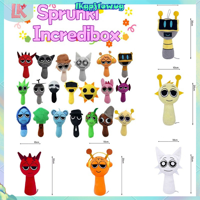 LK 🔥สินค้าพร้อมส่งในไทย Sprunki Plush ตุ๊กตา Sprunki ของเล่น Sprunki Incredibox รูปเกม