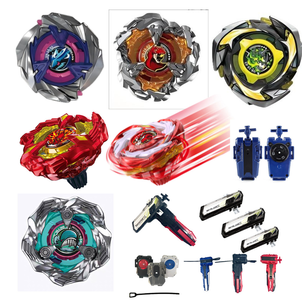 Beyblad X UX-15-01 UX-15-02 UX-15-03 BX-36 BX-23 CX-007 beyblad brust Launcher ของเล่นเด็กโลหะผสม gy