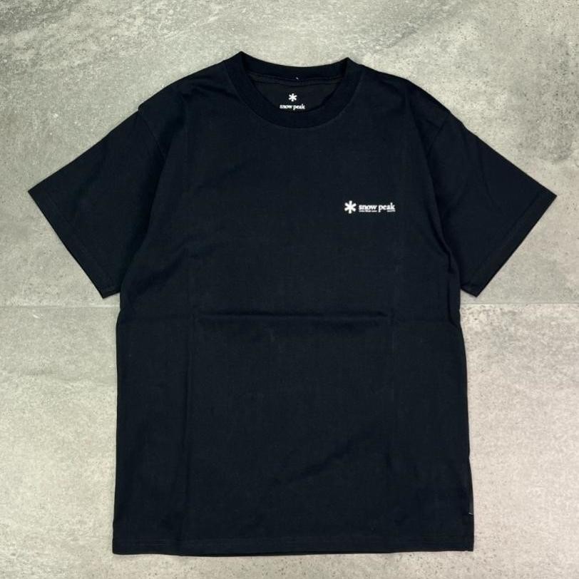 เสื้อยืด Snow Peak พิมพ์ลาย แขนสั้น ทำมาจากผ้าฝ้ายแท้