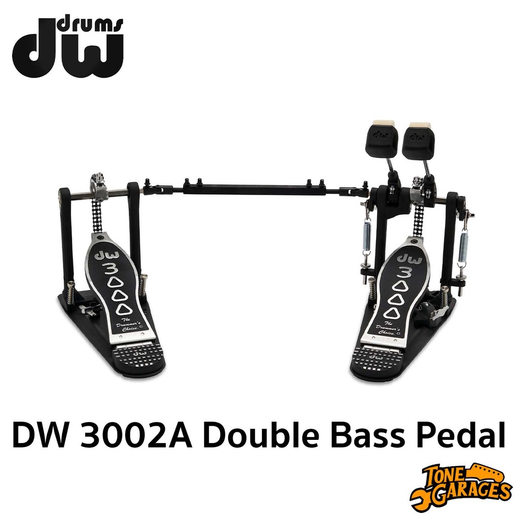 DW Drums 3002A Double Bass Pedal 3000 Series กระเดื่องคู่