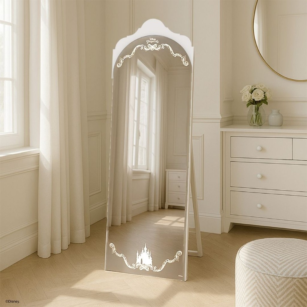 Disney Home กระจกตั้งพื้น DISNEY รุ่น PRINCESS สีขาว (80x55x176 ซม.) แบรนด์ DISNEYHOME
