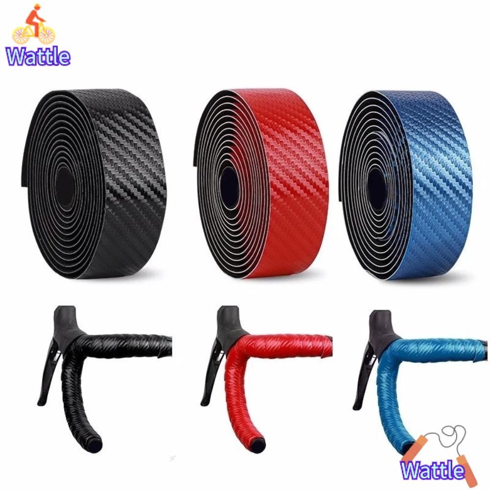 WATTLE เทปแฮนด์จักรยาน Super Sticky Kush Road Bike Handlebar Tape คลาสสิก EVA เพิ่มความกระชับและสะดวกในการขับขี่