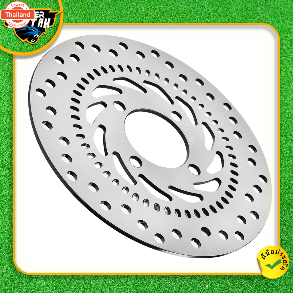 ชุดดิสก์เรคหน้าสีเทาสำหรั Honda CLICK160/CLICK-160i/GIORNO-125 ABS 4รู ทนทานพร้อมใช้งาน