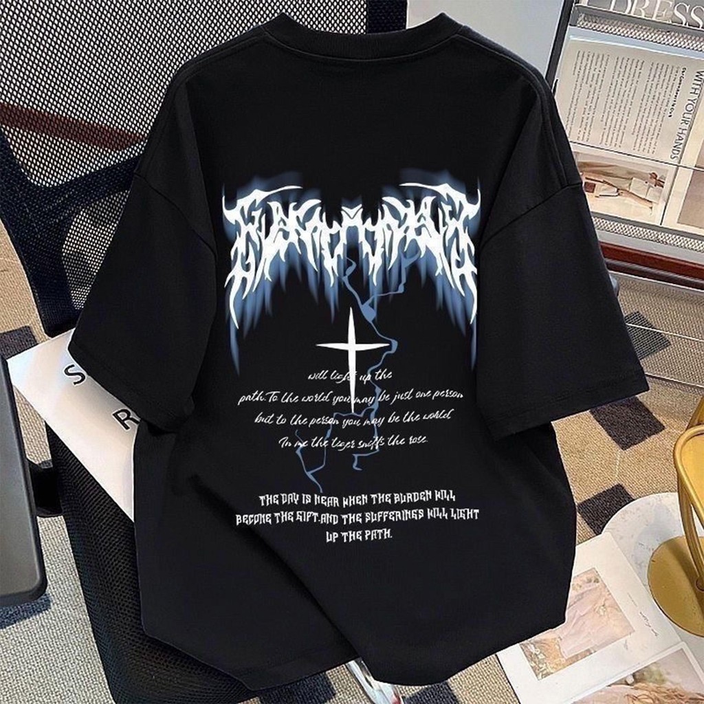 🌷Su.Tee🌷 สื้อยืด oversize เสื้อแฟชั่น เกาหลี โคตรนุ่ม ผ้าคอตตอน ลาย "FONDLOOK" สินค้าใหม่ 2025