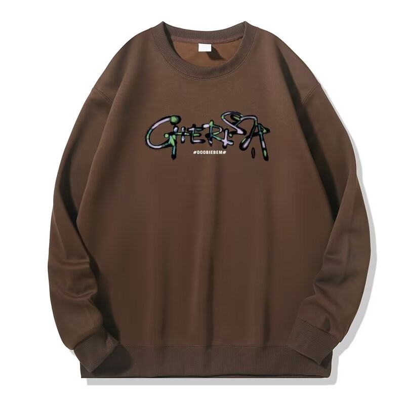 เก๋ใหม่ ผู้ชายสไตล์ใหม่อินเทรนด์ฤดูใบไม้ผลิฤดูใบไม้ร่วง 2025 ฤดูใบไม้ร่วงฤดูหนาวหลวมพิมพ์ 2024 ใหม่2