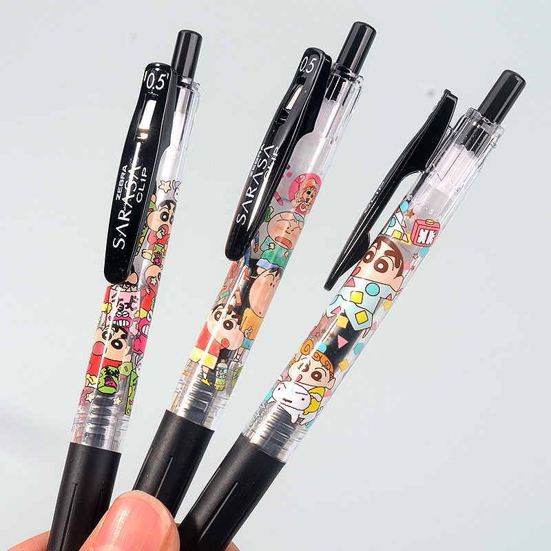Zebra Official Flagship Store JJ15 Rare Limited Gel Pen Crayon Shin-Chan Co-Branded Quick-Drying Smo