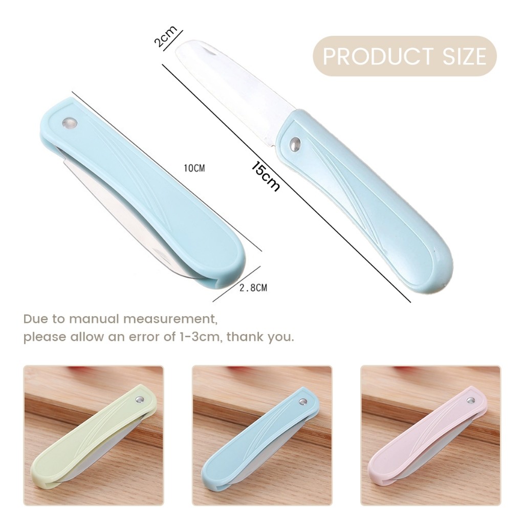 ARVE มีดอเนกประสงค์ พับได้ ปอกผลไม้ ด้ามพลาสติก พกพาง่าย  Fruit knife - รูปที่ 6