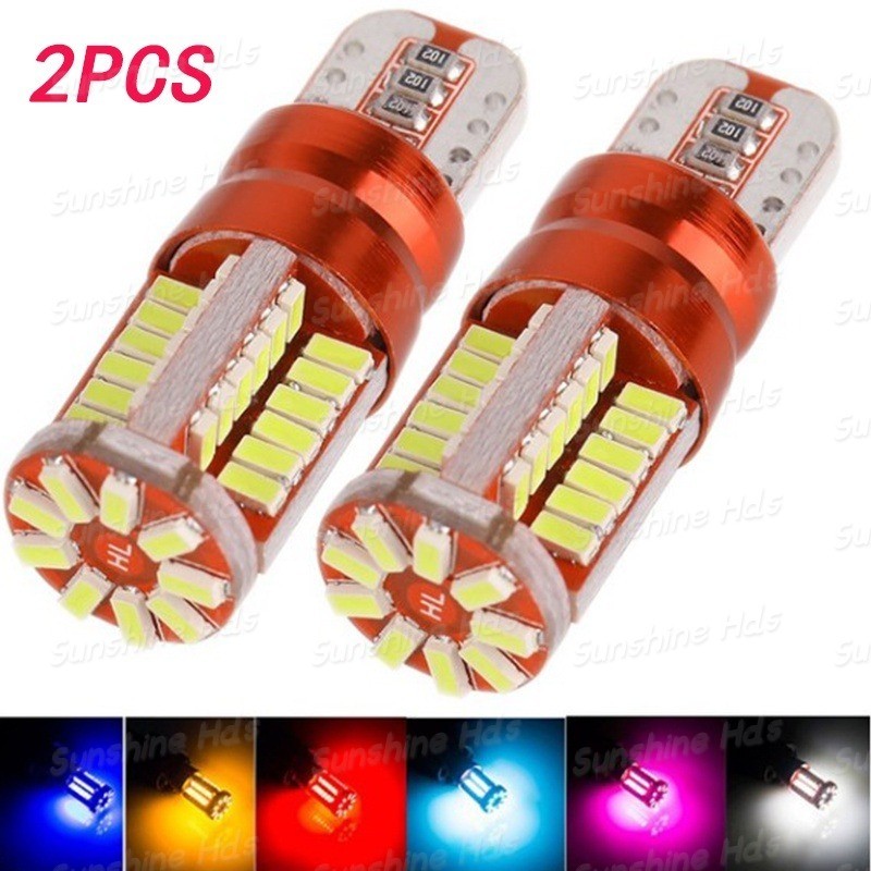 2 ชิ้น Led W5w T10 T10 PARK ไฟป้ายไฟเบรค SUPER BRIGHT สําหรับรถจักรยานยนต์/อัตโนมัติ