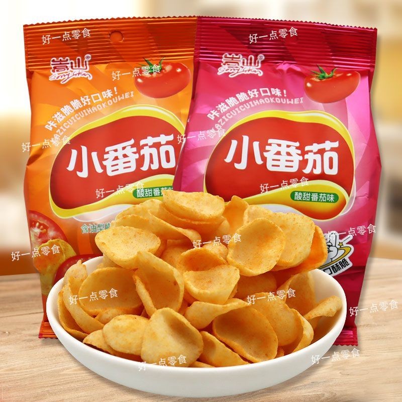 Songshan มะเขือเทศขนาดเล็ก 62g รสมะเขือเทศเปรี้ยวหวาน Influencer ป่องหอพัก Leisure Nostalgic Snacks