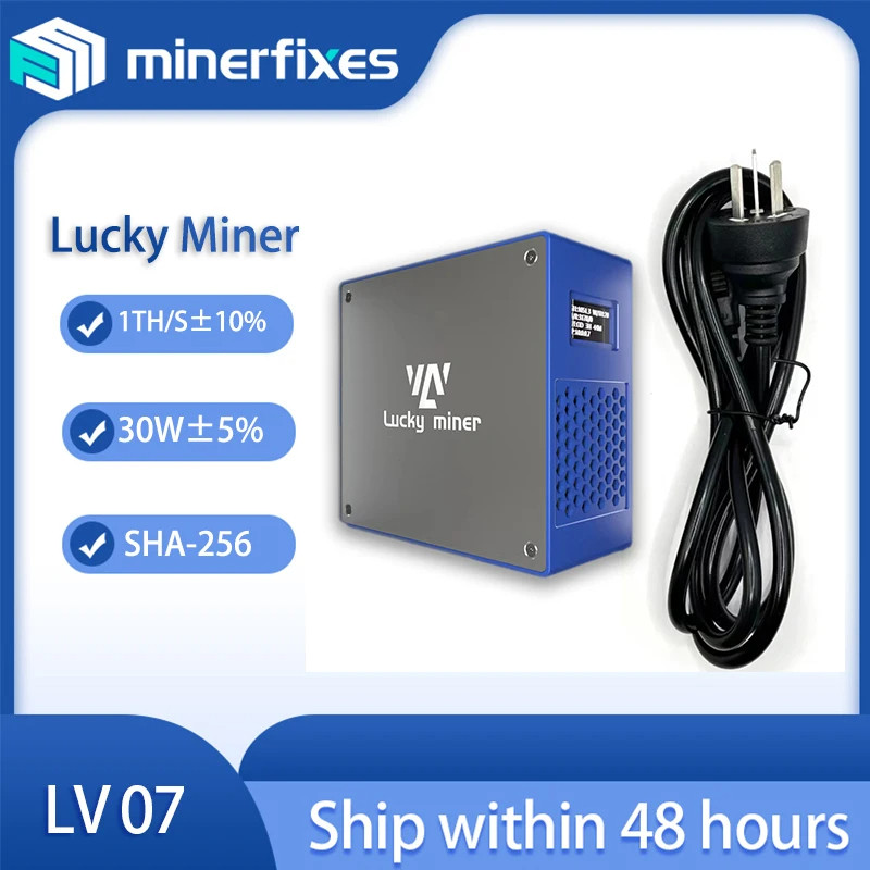 Bitaxe Ultra Bitcoin Miner Lucky Miner V7 1TH/S 30W LV07 BM1366 SHA256 Home Silent Lottery Miner BTC