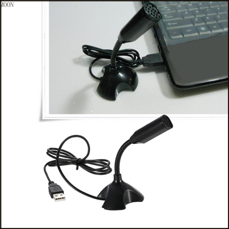 MOON ไมโครโฟน USB Podcast พร้อมการจับเสียงรอบทิศทางขาตั้งโลหะตัดเสียงรบกวนสําหรับสตรีมมิ่งพีซีการประชุม